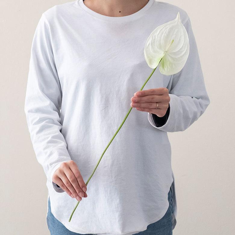 造花 アンスリウム 観葉植物 フェイクグリーン 枝付き アジアン雑貨 花飾り 3色展開 6160 | ブランド登録なし | 02