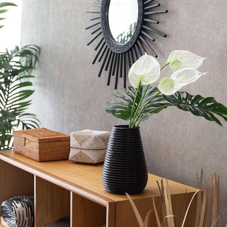 造花 アンスリウム 観葉植物 フェイクグリーン 枝付き アジアン雑貨 花飾り 3色展開 6160 | ブランド登録なし | 07