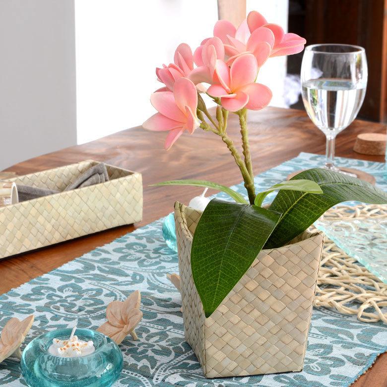 アーティフィシャルフラワー 造花 枝付き プルメリア  リゾート インテリア アジアン雑貨 飾り オブジェ ナチュラル 6162 | ブランド登録なし | 03