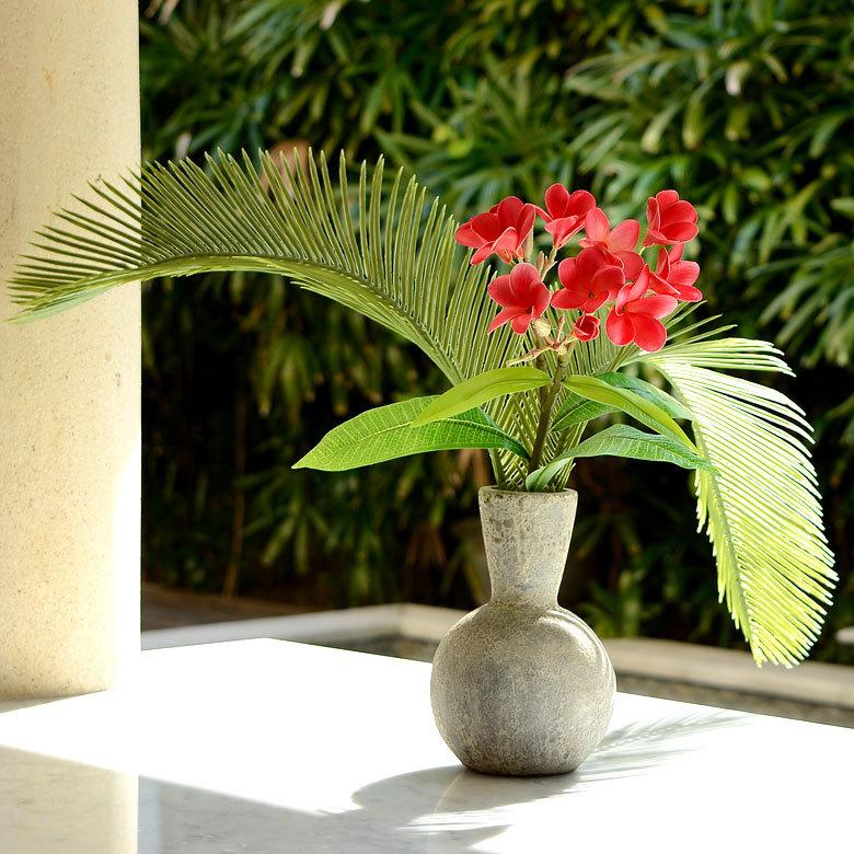 アーティフィシャルフラワー 造花 枝付き プルメリア  リゾート インテリア アジアン雑貨 飾り オブジェ ナチュラル 6162 | ブランド登録なし | 06