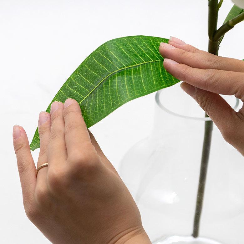 アーティフィシャルフラワー 造花 枝付き プルメリア  リゾート インテリア アジアン雑貨 飾り オブジェ ナチュラル 6162 | ブランド登録なし | 08