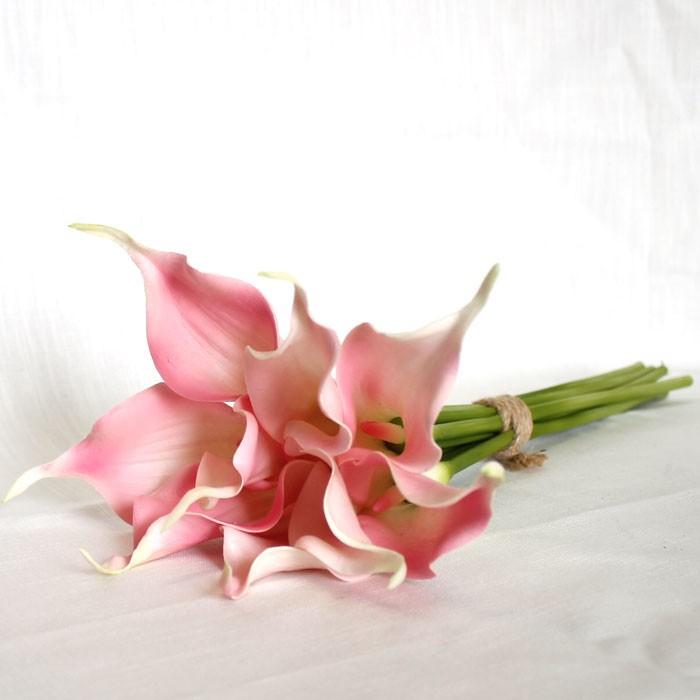 造花 カラーリリー ショート 観葉植物 フェイクグリーン 枝付き リゾート アジアン雑貨 花かざり 3色展開 6164 | ブランド登録なし | 03