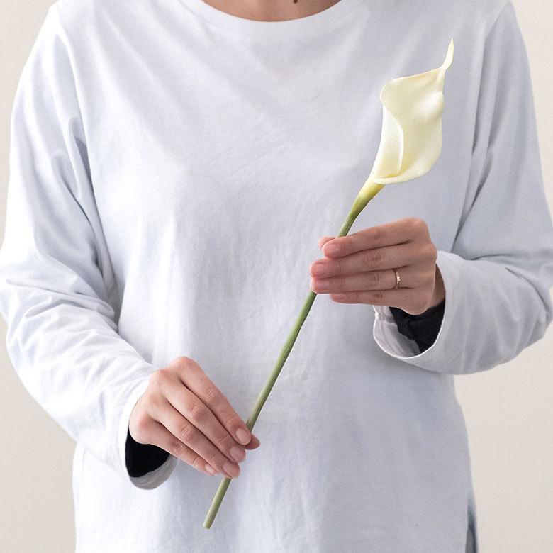 造花 カラーリリー ショート 観葉植物 フェイクグリーン 枝付き リゾート アジアン雑貨 花かざり 3色展開 6164 | ブランド登録なし | 04