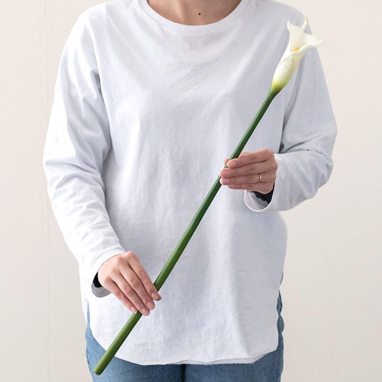 アートフラワー 造花 カラー リリー ロング 3色 フェイクグリーン リゾート アジアン雑貨 ナチュラル インテリア アーティフィシャルフラワー 観葉植物 6165 | ブランド登録なし | 03