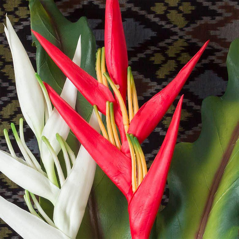 アートフラワー フラワー 観葉植物 ヘリコニア プシッタコルム アーティフィシャルフラワー リゾート アジアン雑貨 グリーン フェイク 花 アジア工房 6166 | ブランド登録なし | 03