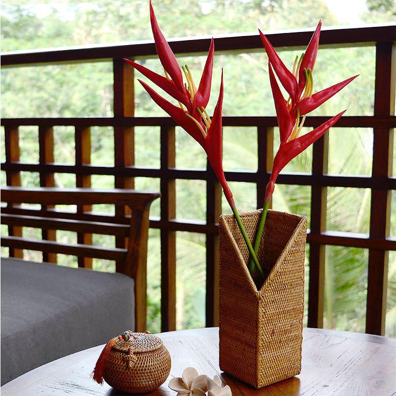 アートフラワー フラワー 観葉植物 ヘリコニア プシッタコルム アーティフィシャルフラワー リゾート アジアン雑貨 グリーン フェイク 花 アジア工房 6166 | ブランド登録なし | 06