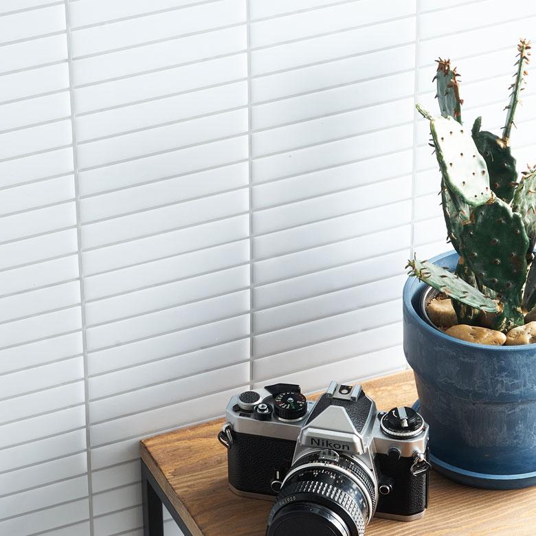 タイル シール ボーダー ストライプ 8枚 スタイリッシュ シンプル シート 防水 ウォール ステッカー デコレーション リメイク インテリア 壁材 西海岸 61729-8 | ELEMENTS（インテリア） | 17