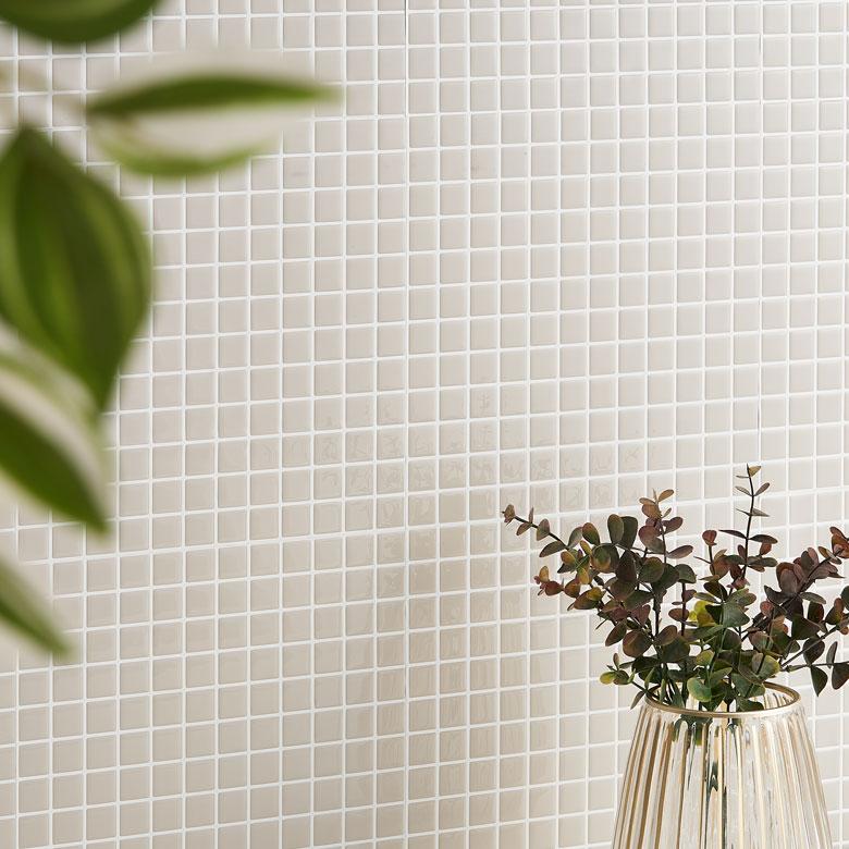 タイル シール ピクセル モザイク 20枚 シンプル 四角 レトロ シート 防水 ウォール ステッカー デコレーション リメイク インテリア 壁材 西海岸 61730-20 | ELEMENTS（インテリア） | 17