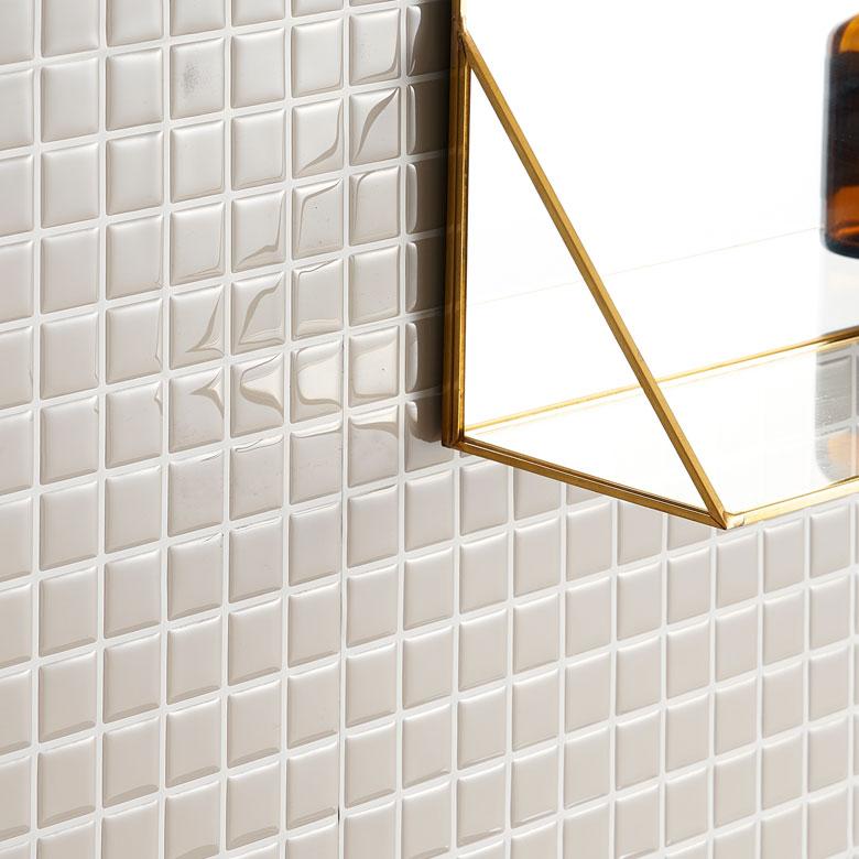 タイル シール ピクセル モザイク 8枚 シンプル 四角 レトロ シート 防水 ウォール ステッカー デコレーション リメイク インテリア 壁材 西海岸 61730-8 | ELEMENTS（インテリア） | 07