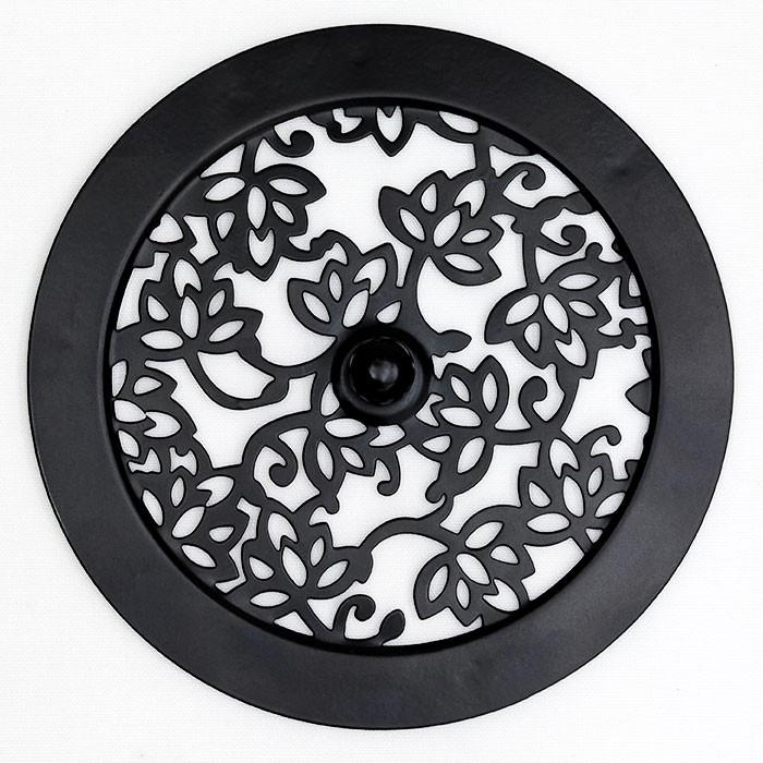 蚊取り線香ホルダー 蚊取り線香立て 蚊取り線香入れ おしゃれ 専用フタ 蚊取り線香 蚊遣り 蚊やり スチール製 ブラック 黒 ロータス柄 蓮 61911 | ブランド登録なし | 01