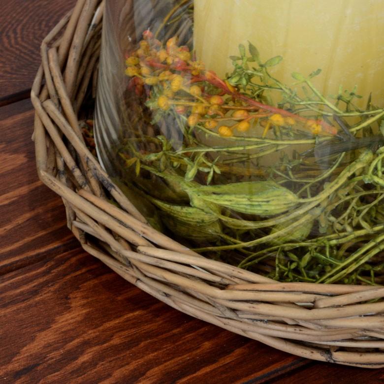 ガラスドーム バスケット トレイ付き ガラス フードストッカー ディスプレイケース テラリウム エアプランツ ガラスケース ショーケース キッチン用品 62150 | ブランド登録なし | 04