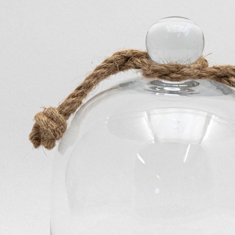 ガラスドーム バスケット トレイ付き ガラス フードストッカー ディスプレイケース テラリウム エアプランツ ガラスケース ショーケース キッチン用品 62150 | ブランド登録なし | 07