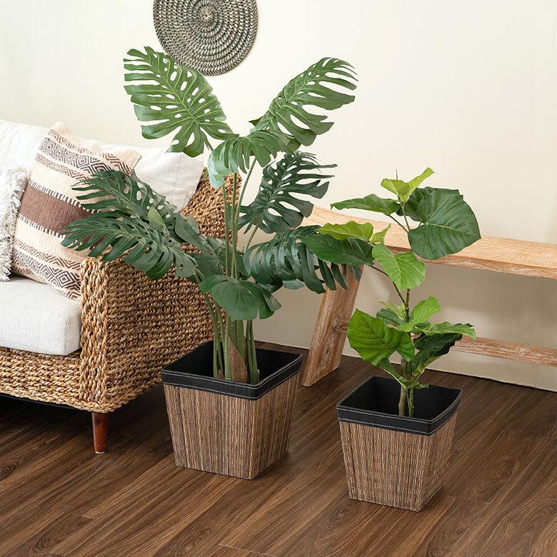 収納ボックス 収納 かご バスケット ごみ箱 パームリディ おしゃれ ダストボックス Lサイズ スリッパ 寝室 リビング 玄関 アジアン バリ 6222 | ブランド登録なし | 09