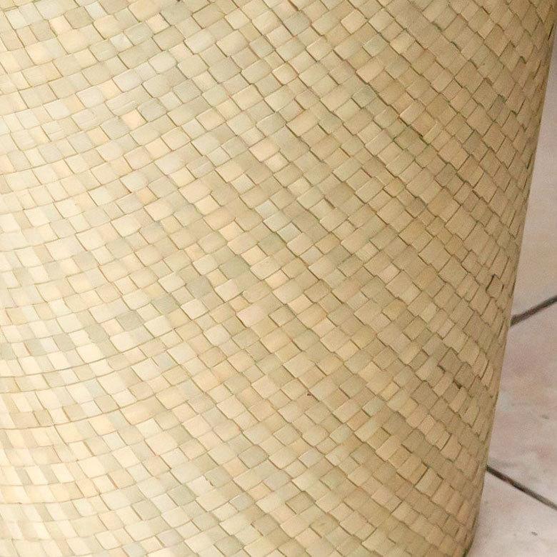 パンダン バスケット 丸型 ナチュラル ゴミ箱 おしゃれ ダストボックス くずかご ラウンド 収納ケース 整理 円形 プランターカバー 植木鉢 6235 | ブランド登録なし | 02