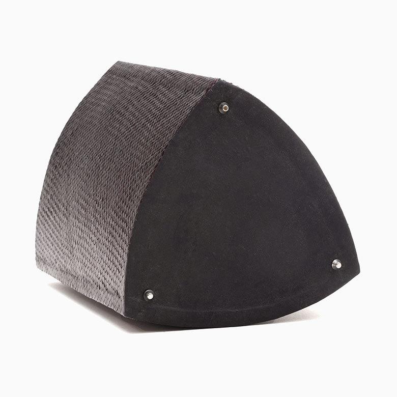 パンダンで編まれた アジアン ゴミ箱 三角形 ブラウン色 ハイクオリティ 見えない ダストボックス 鉢カバー おしゃれ 縦型 リビング アジアン雑貨 6236 | ブランド登録なし | 04