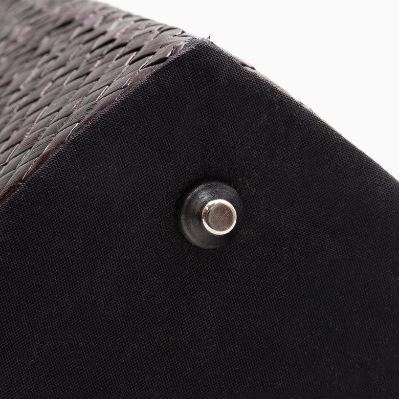 パンダンで編まれた アジアン ゴミ箱 三角形 ブラウン色 ハイクオリティ 見えない ダストボックス 鉢カバー おしゃれ 縦型 リビング アジアン雑貨 6236 | ブランド登録なし | 08