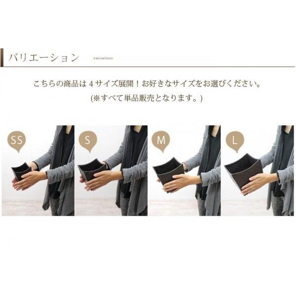 小物入れ リモコンスタンド 収納ボックス 収納 かご おしゃれ ゴミ箱 ダストボックス アジアン バリ 雑貨 Mサイズ アジア工房 6239 | ブランド登録なし | 05