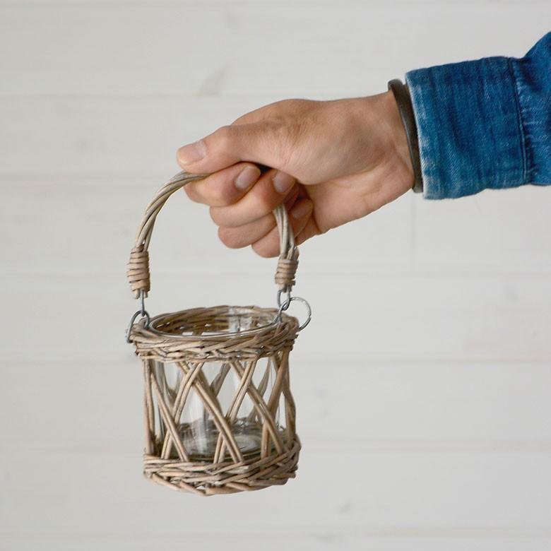 キャンドルホルダー ガラス 柳 キャンドルカップ 持ち手付き 西海岸 男前 62500 | ELEMENTS（インテリア） | 04