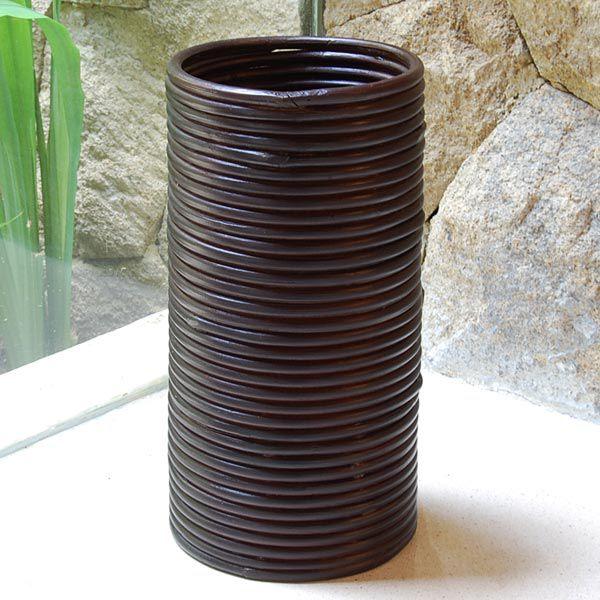 フラワーベース アートプランツベース 造花 アートプランツ 花瓶 花器 鉢 フェイクグリーン 円形 丸い バスケット アジア工房 6254 | ブランド登録なし | 03