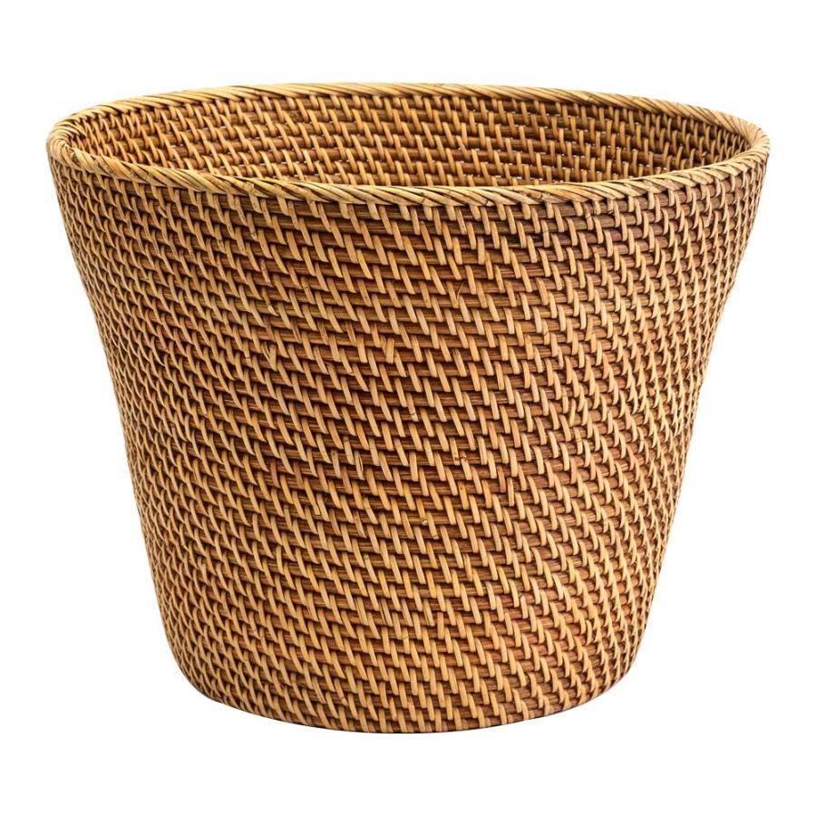 収納バスケット かご 鉢カバー ごみ箱 ダストボックス ダストBOX ラタン くずかご 寝室 リビング アジアン バリ 雑貨 6271 | ブランド登録なし | 10