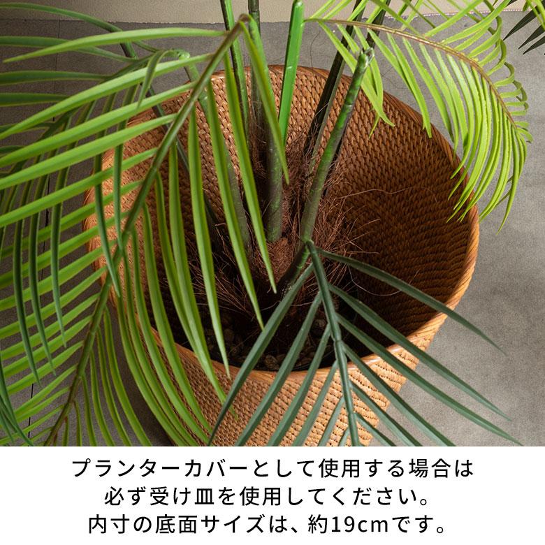 収納バスケット かご 鉢カバー ごみ箱 ダストボックス ダストBOX ラタン くずかご 寝室 リビング アジアン バリ 雑貨 6271 | ブランド登録なし | 05