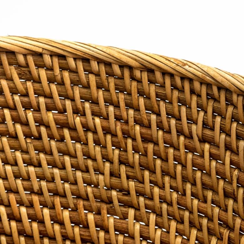 収納バスケット かご 鉢カバー ごみ箱 ダストボックス ダストBOX ラタン くずかご 寝室 リビング アジアン バリ 雑貨 6271 | ブランド登録なし | 08