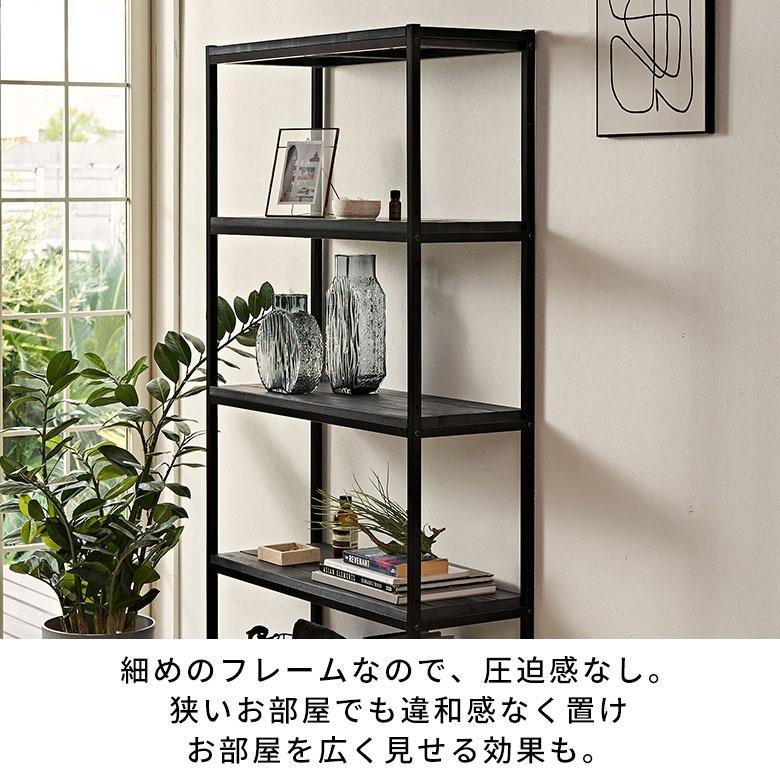 ラック インテリア 本棚 幅110cm 5段 フリーラック 3列 セパルテック （ ラック