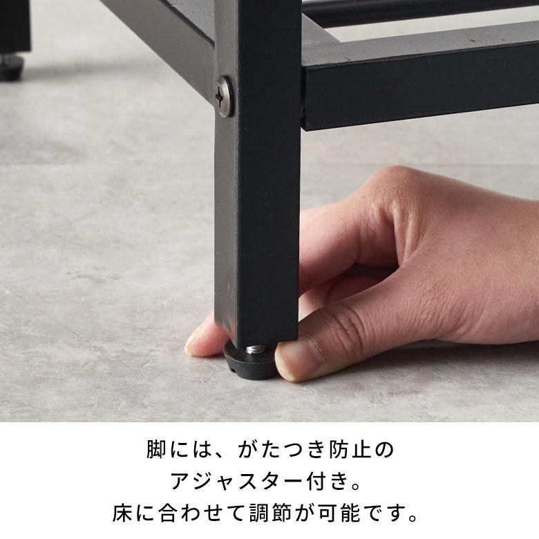 シェルフ 棚 ラック 天然木製 オープンシェルフ オープンラック 5段  アイアンフレーム スチールスリム 無垢材 メタルラック スチールラック 63030 | ELEMENTS（インテリア） | 14