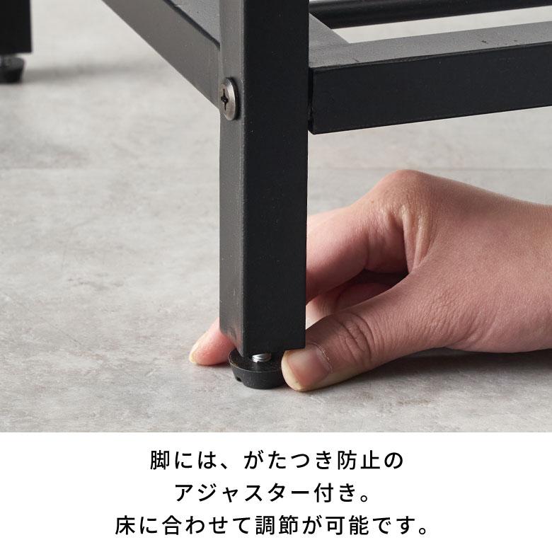 シェルフ 棚 木製 ラック おしゃれ オープンラック キッチンラック スチール 3段 スリム 天然木 無垢材 西海岸 男前 63050 | ELEMENTS（インテリア） | 14