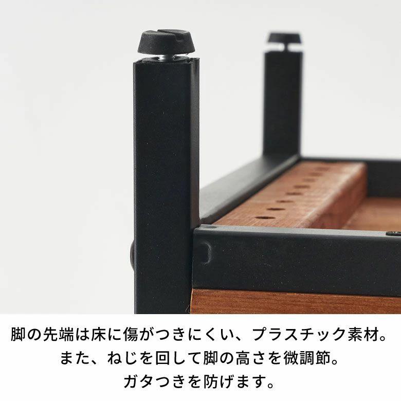 ハンガーラック コートハンガー 幅80cm アイアン ポールラック ハンガーシェルフ 玄関 スチール 収納 シンプル スリム 63090 | ELEMENTS（インテリア） | 15