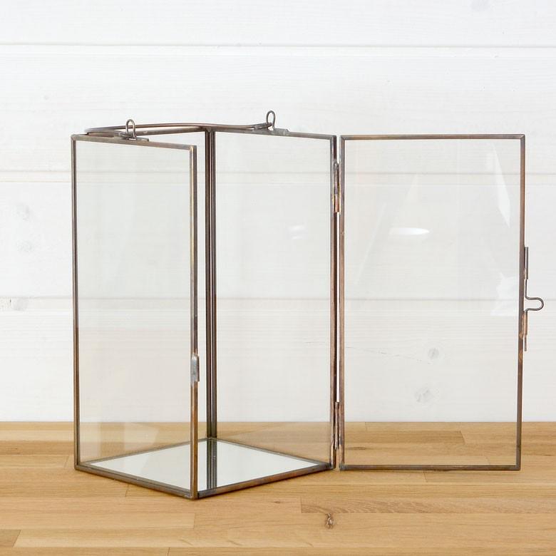 キャンドルランタン ガラス 真鍮 ランタン 西海岸 男前 63150 | ELEMENTS（インテリア） | 02