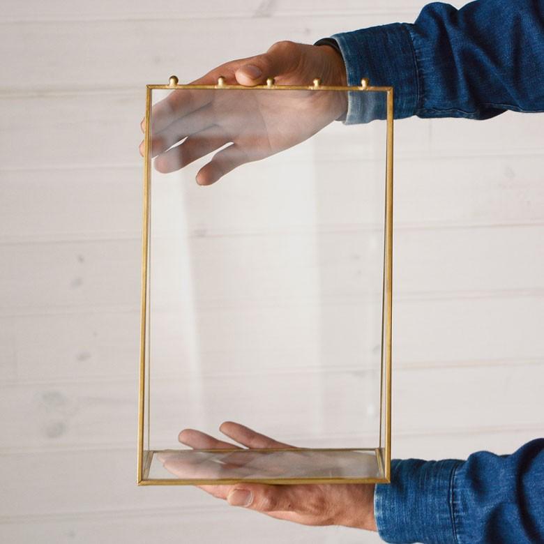 アクセサリーケース ジュエリーケース ネックレス ガラス 真鍮 ジュエリースタンド ジュエリーボックス 収納 ゴールド ディスプレイ 63200 | ELEMENTS（インテリア） | 02