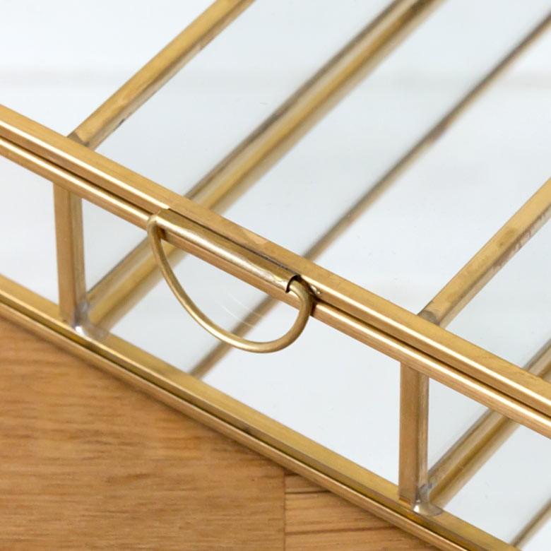 ジュエリーケース フタ付き ガラス 真鍮 ゴールド 63220 | ELEMENTS（インテリア） | 05