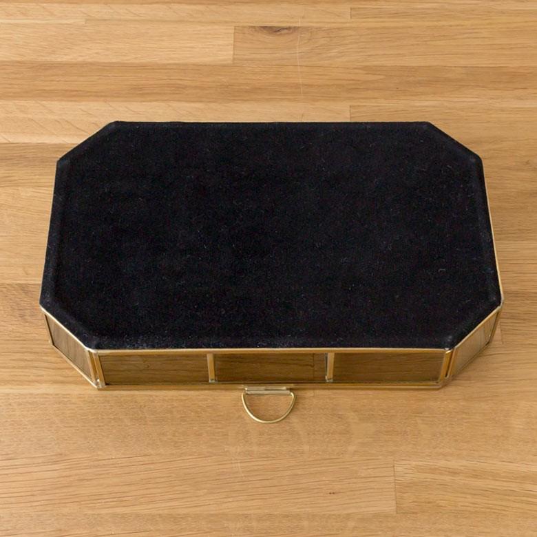 ジュエリーケース フタ付き ガラス 真鍮 ゴールド 63220 | ELEMENTS（インテリア） | 09