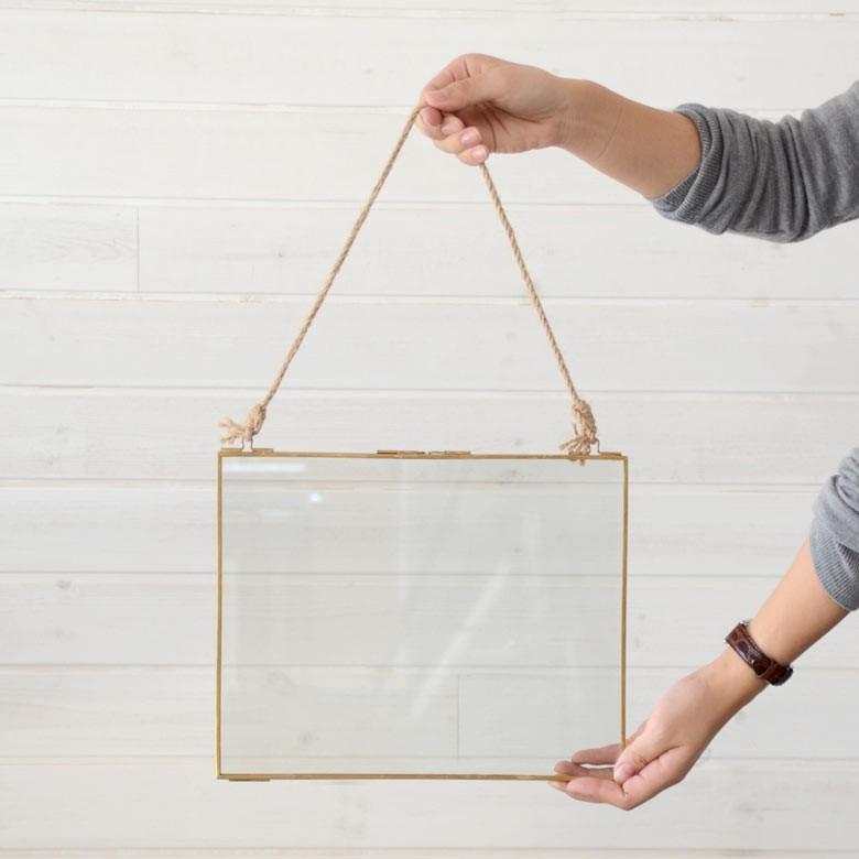 フォトフレーム ハンギングタイプ ガラス 真鍮 ゴールド 63260 | ELEMENTS（インテリア） | 03