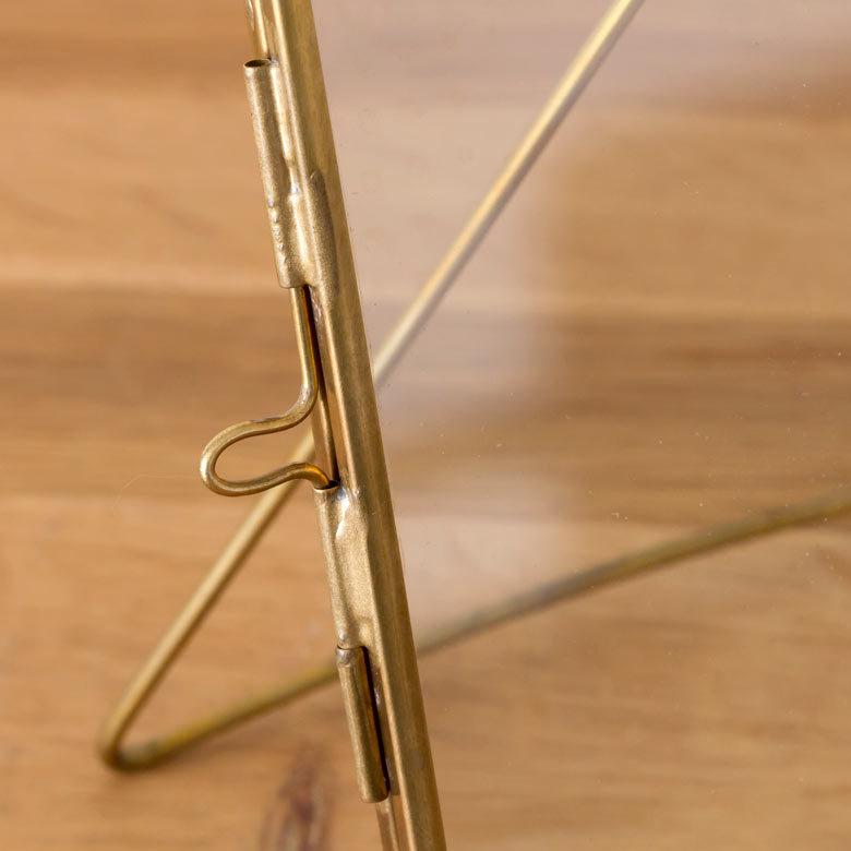 ELEMENTS フォトフレーム 写真立て ガラスと真鍮でできたフォト