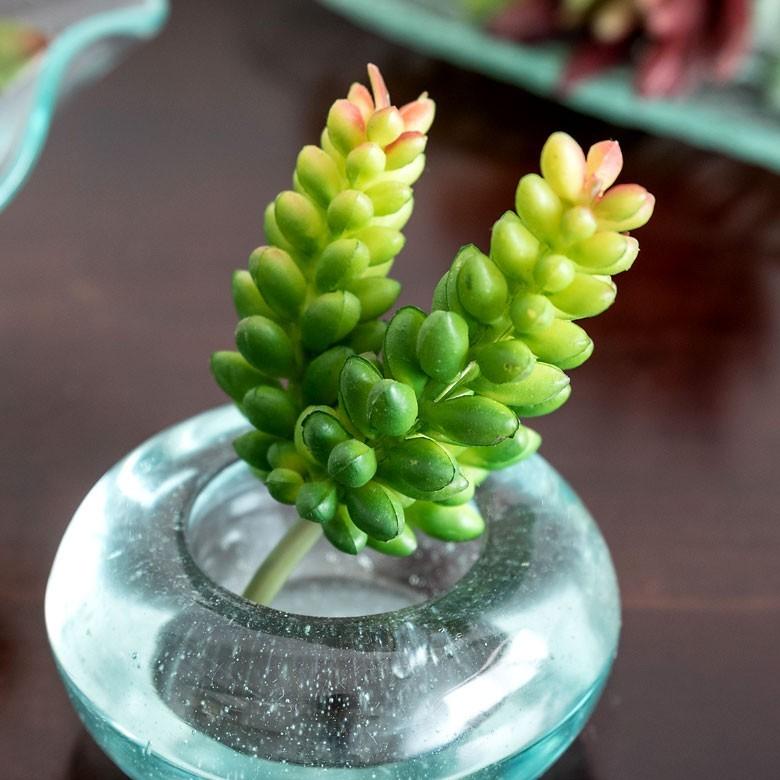 人工観葉植物 多肉植物 フェイクグリーン セダムモルガニューム H