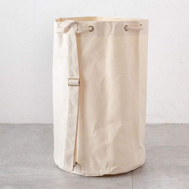 ランドリーバスケット 脱衣かご 洗濯かご コットン 洗濯物入れ ランドリーバッグ 持ち手つき かご おしゃれ 折りたたみ 6350 | ELEMENTS（インテリア） | 17