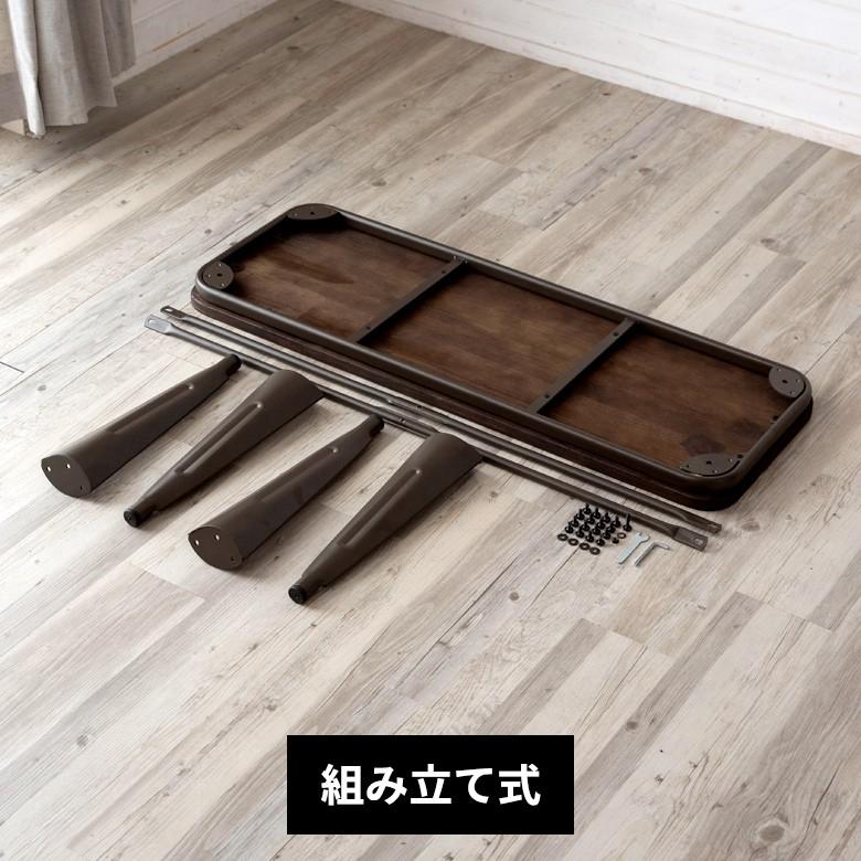 ベンチチェア 木製 ダイニングチェア 長椅子 長椅子 長イス 長いす  ベンチソファー ブラウン 男前 スミスシリーズ おしゃれ 63705 | ブランド登録なし | 03