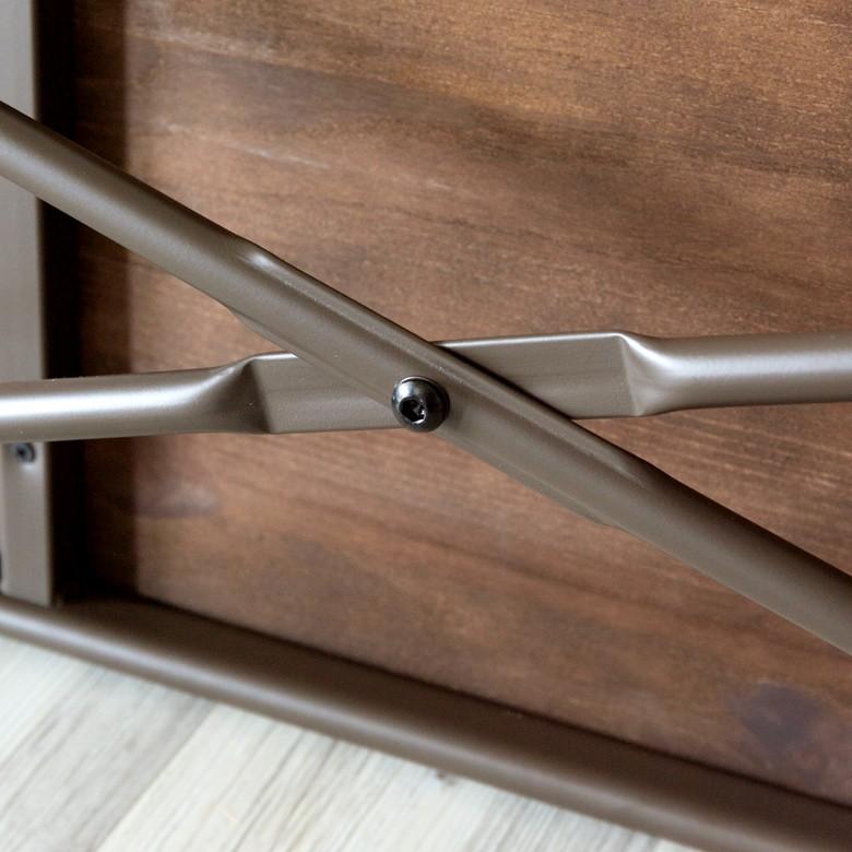 ベンチチェア 木製 ダイニングチェア 長椅子 長椅子 長イス 長いす  ベンチソファー ブラウン 男前 スミスシリーズ おしゃれ 63705 | ブランド登録なし | 07