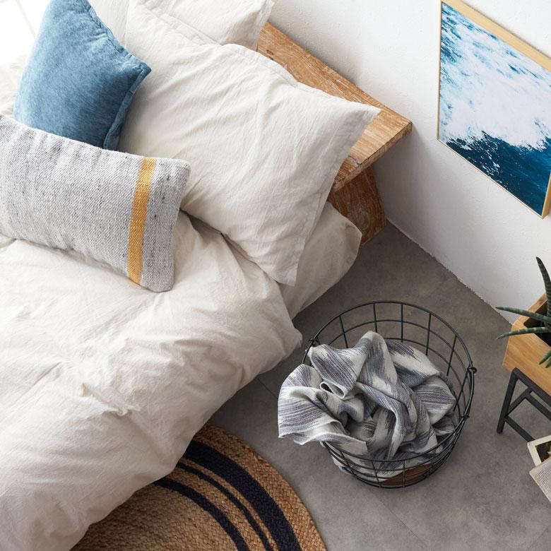 ワイヤーバスケット かご 収納 ラウンド 丸型 円形 収納バスケット ワイヤーフレーム おしゃれ 木製 桐 西海岸 男前 塩系 買い物かご 64110 | ELEMENTS（インテリア） | 13