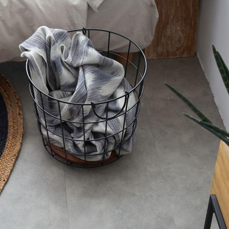 ワイヤーバスケット かご 収納 ラウンド 丸型 円形 収納バスケット ワイヤーフレーム おしゃれ 木製 桐 西海岸 男前 塩系 買い物かご 64110 | ELEMENTS（インテリア） | 05