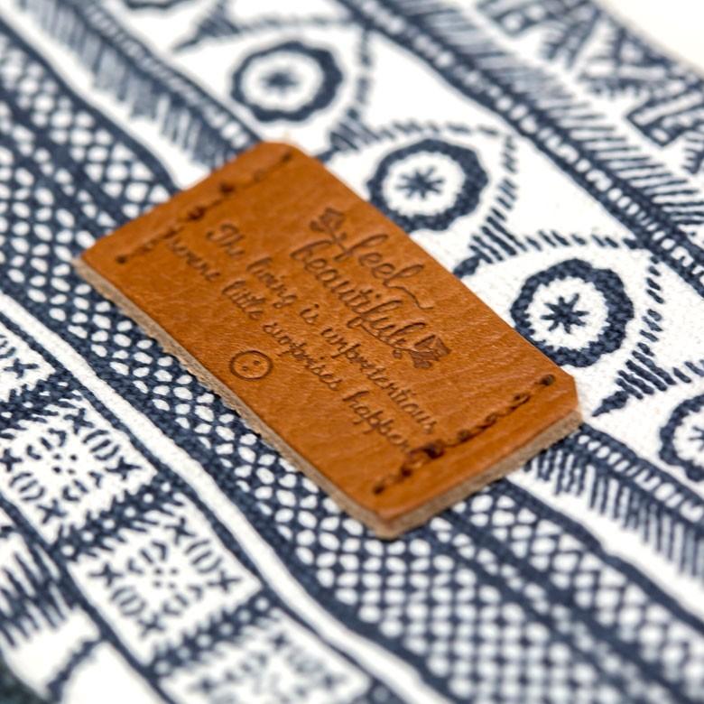 ポーチ レディース メンズ 小物入れ コスメ クラッチポーチ クラッチバッグ ボーダーライン キャンバス エスニック かわいい 旅行用 アウトドア カジュアル 6460 | ブランド登録なし | 01