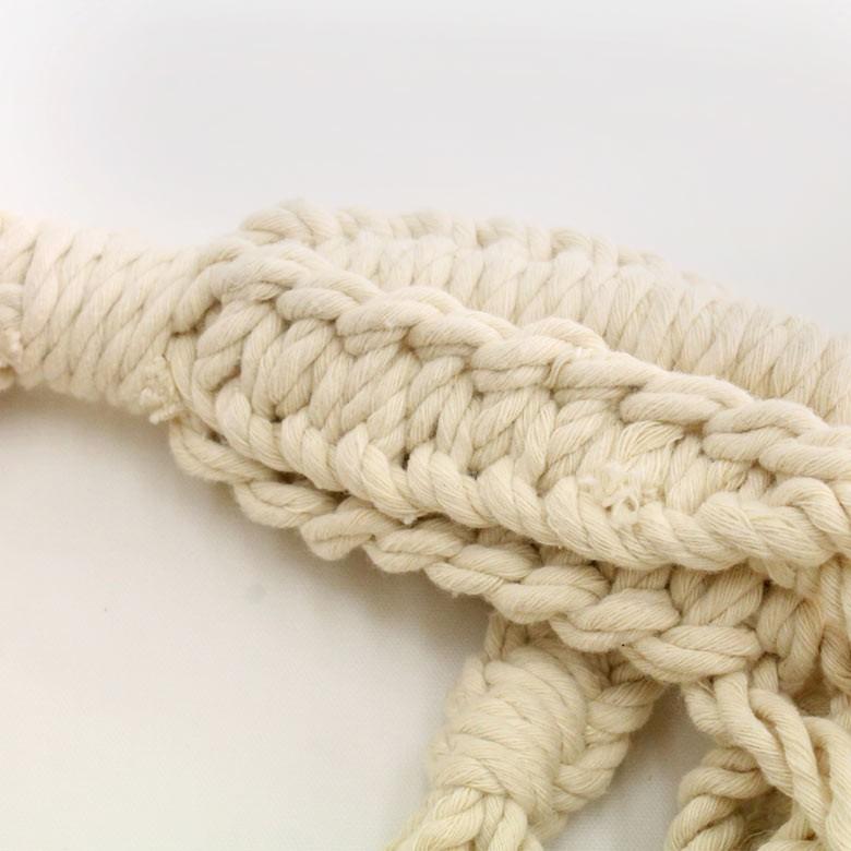 ハンギングプランター プランツハンガー マクラメハンギング コットンロープ シングルタイプ 西海岸 男前 64720 | ブランド登録なし | 02