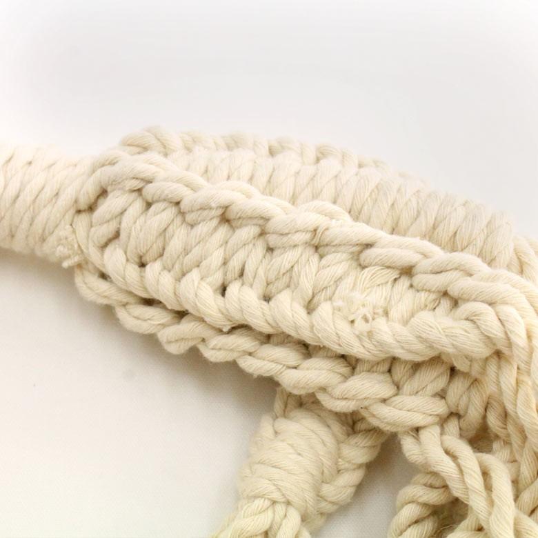 ハンギングプランター プランツハンガー マクラメハンギング コットンロープ ダブルタイプ 西海岸 男前 64730 | ブランド登録なし | 02