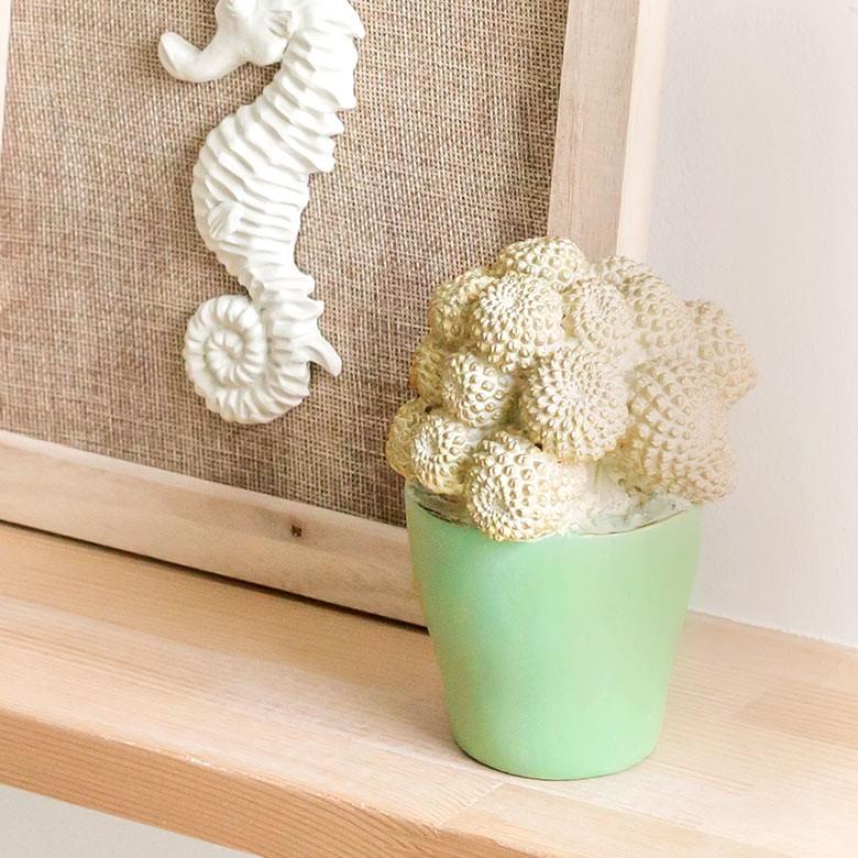 置物 オブジェ 多肉植物 サボテン アンティーク風 観葉植物 インテリア 男前 西海岸風 ビーチハウス コピアポア おしゃれ フェイクグリーン 64801 | ブランド登録なし | 03