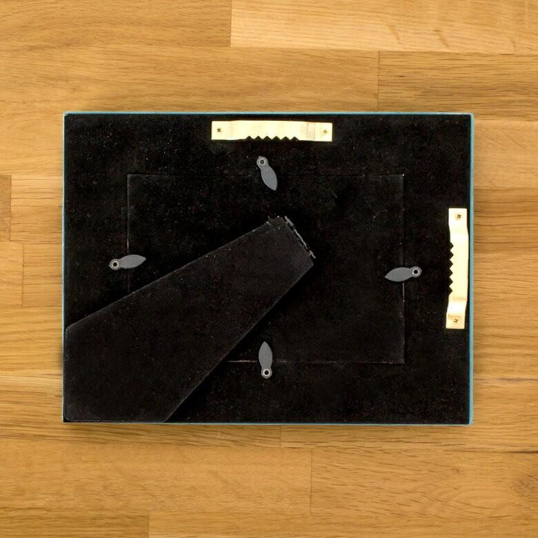 フォトフレーム 写真立て 壁掛け 縦置き 横置き アンティーク加工 ビーチ ブルー 西海岸 マリン 水色 男前 64830 | ブランド登録なし | 05