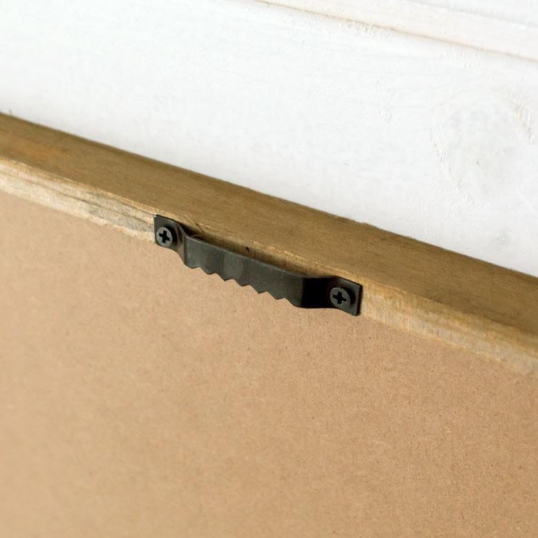 ジュートキャンバス ウォールアート サインボード 麻布 木