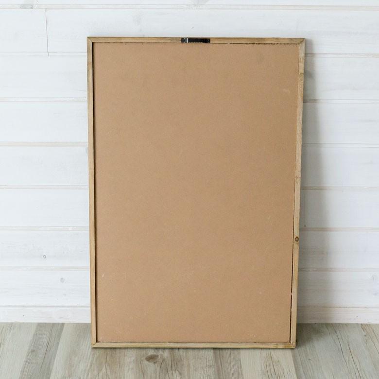 ジュートキャンバス ウォールアート サインボード 麻布 木