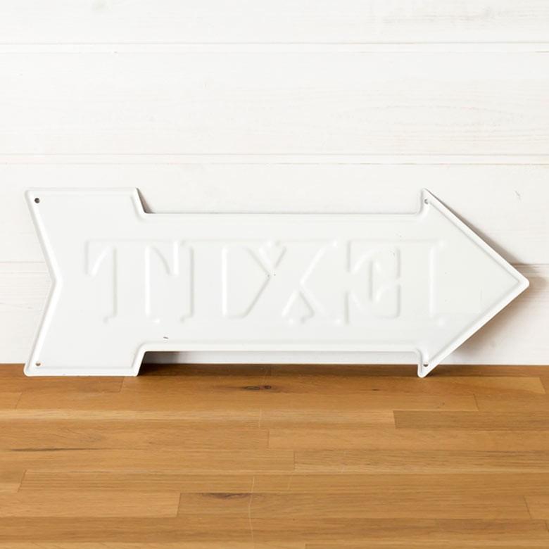 サインボード サインプレート 看板 ヴィンテージ風 EXIT TINプレート 壁掛け 西海岸 ブルックリン 男前 ウィールデコレーション 65240 | ELEMENTS（インテリア） | 04